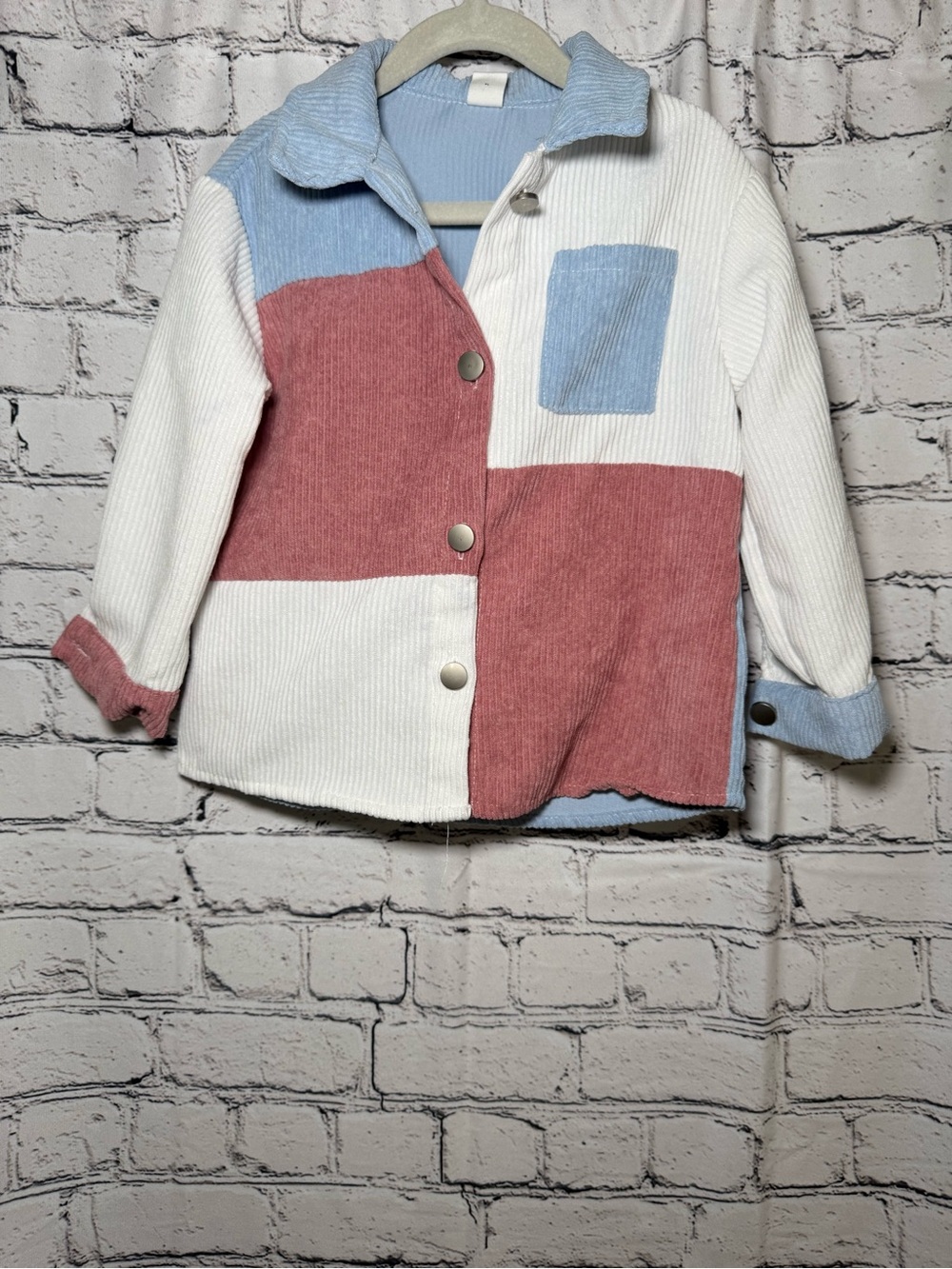Shein kids corduroy button up. Size 2-3Y